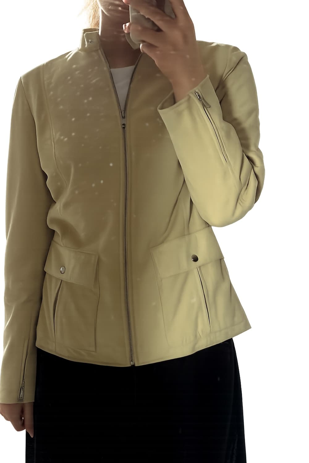 캘빈클라인 스웨이드 자켓 상품이미지1