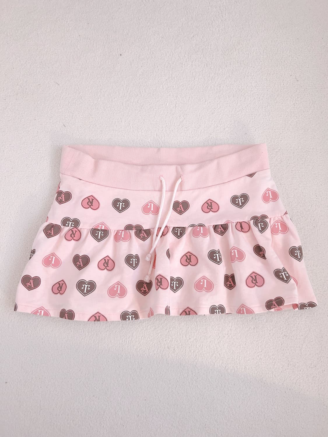 트랄라라 리즈리사 하트 로고 미니 큐롯 스커트 히메갸루 라떼갸루 상품이미지1