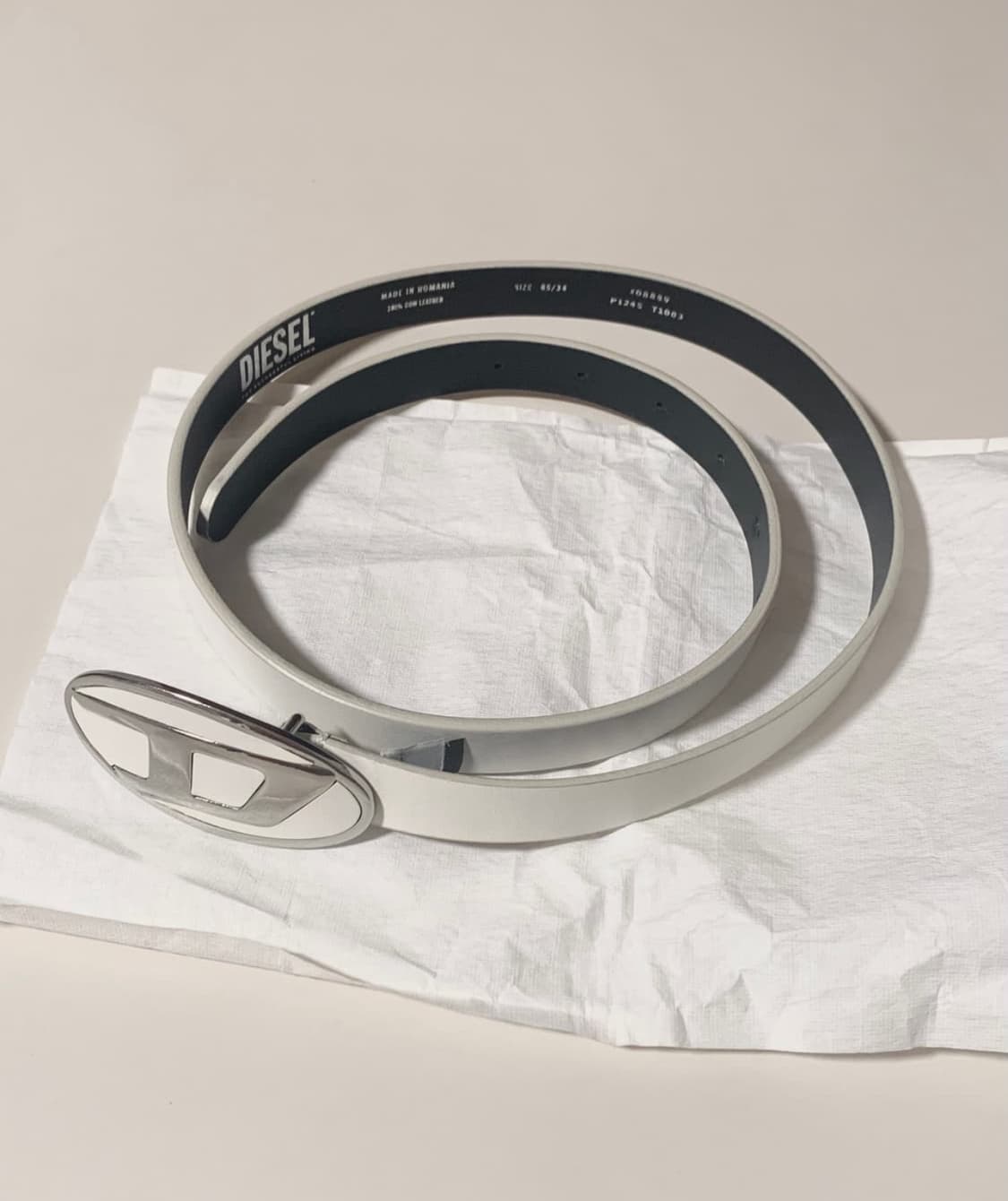 디젤 벨트 화이트 85  상품이미지1