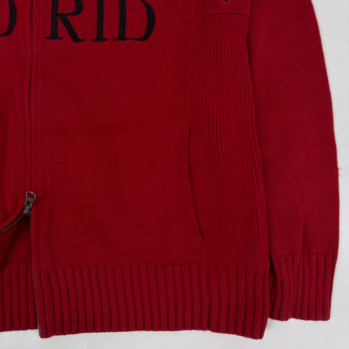 폴로 마드리드 빅포니 니트 집업 상품이미지5