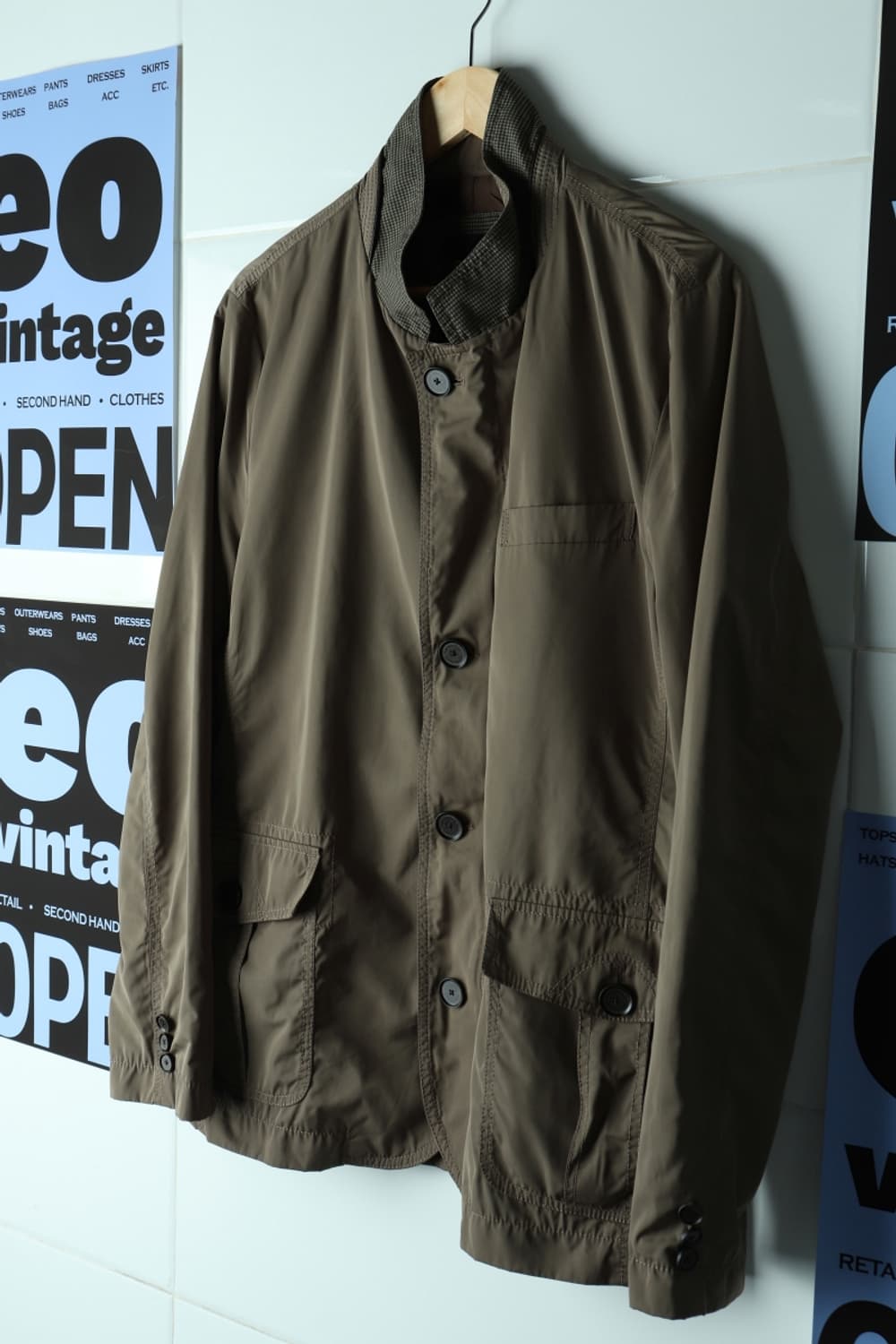 (XL) 브랜드빈티지 집업 바람막이 점퍼자켓 테일러 정장-H32696 상품이미지1
