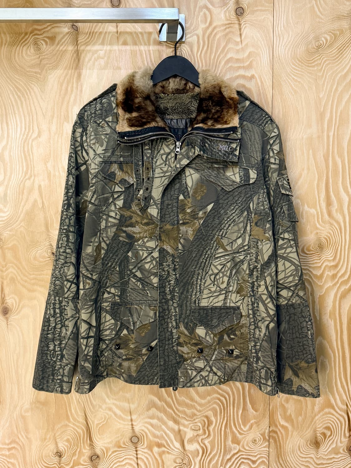 MSGR 트리 카모 퍼 라이닝 자켓 상품이미지3