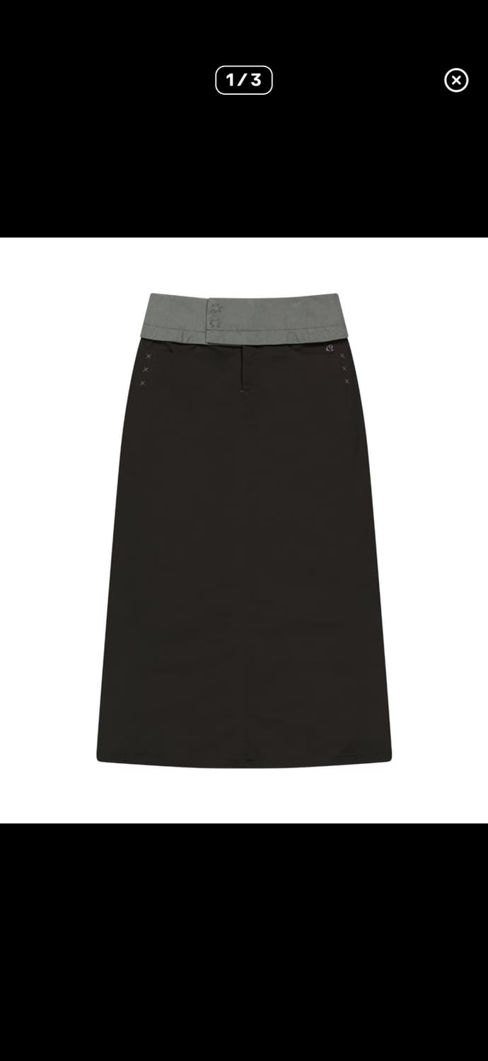 코이세이오 웨이스트 패널 스커트 웜그레이  상품이미지1