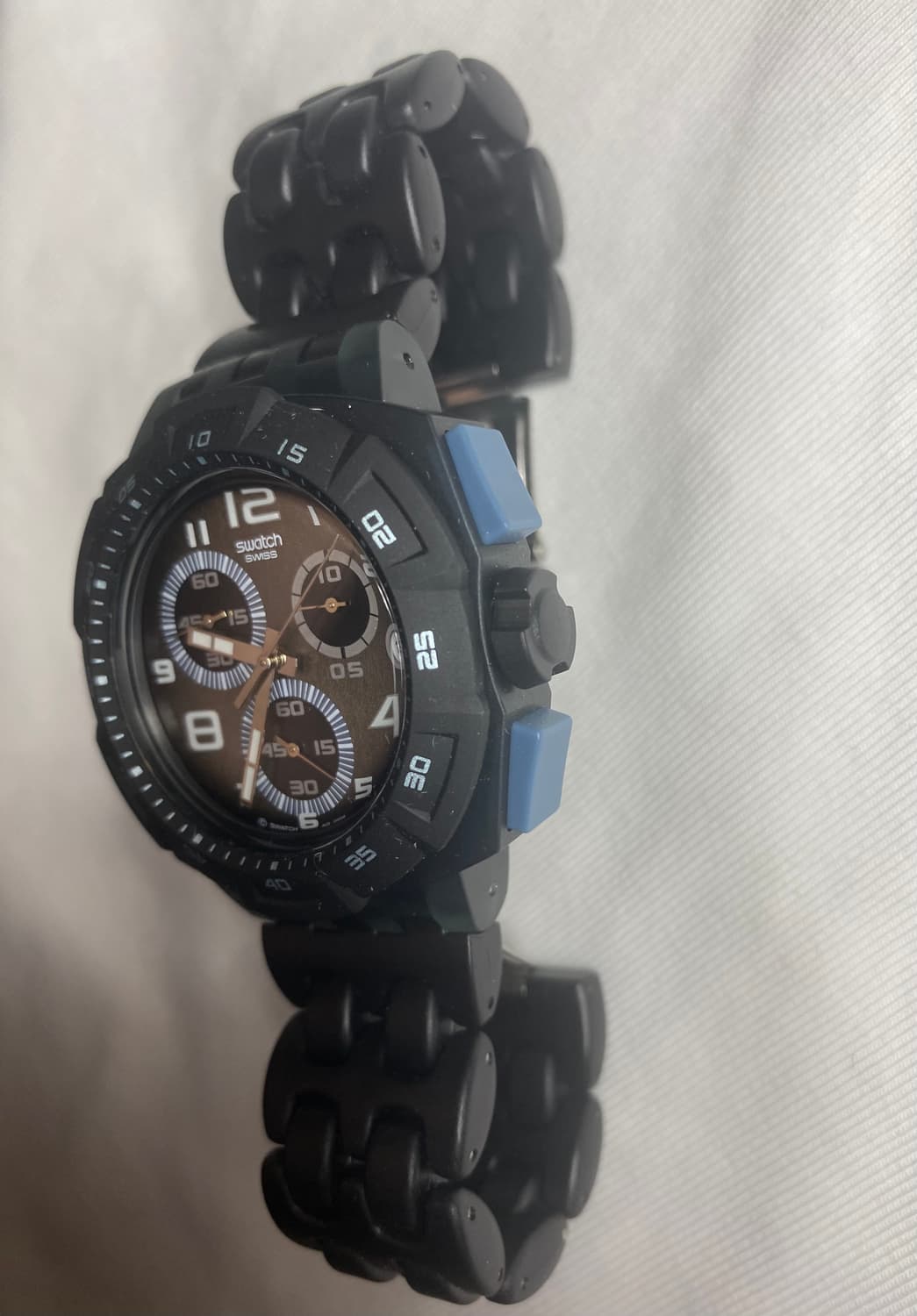 빈티지 스와치 크로노그래프 블랙듄 상품이미지3