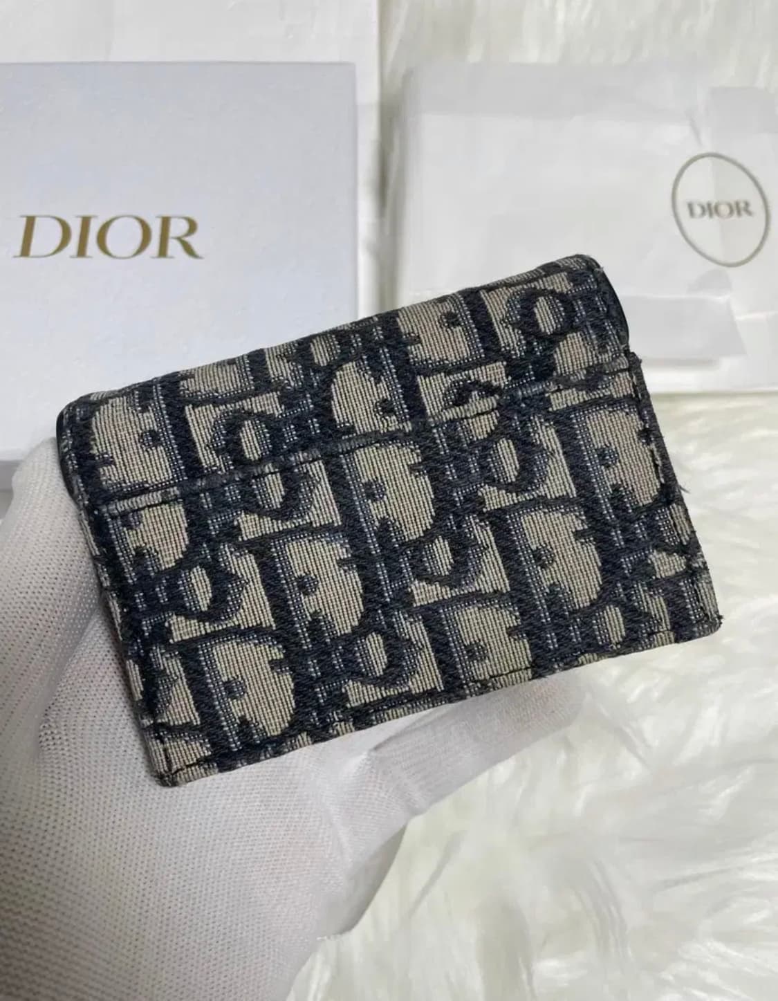 디올 오블리크 새들 카드지갑 상품이미지2