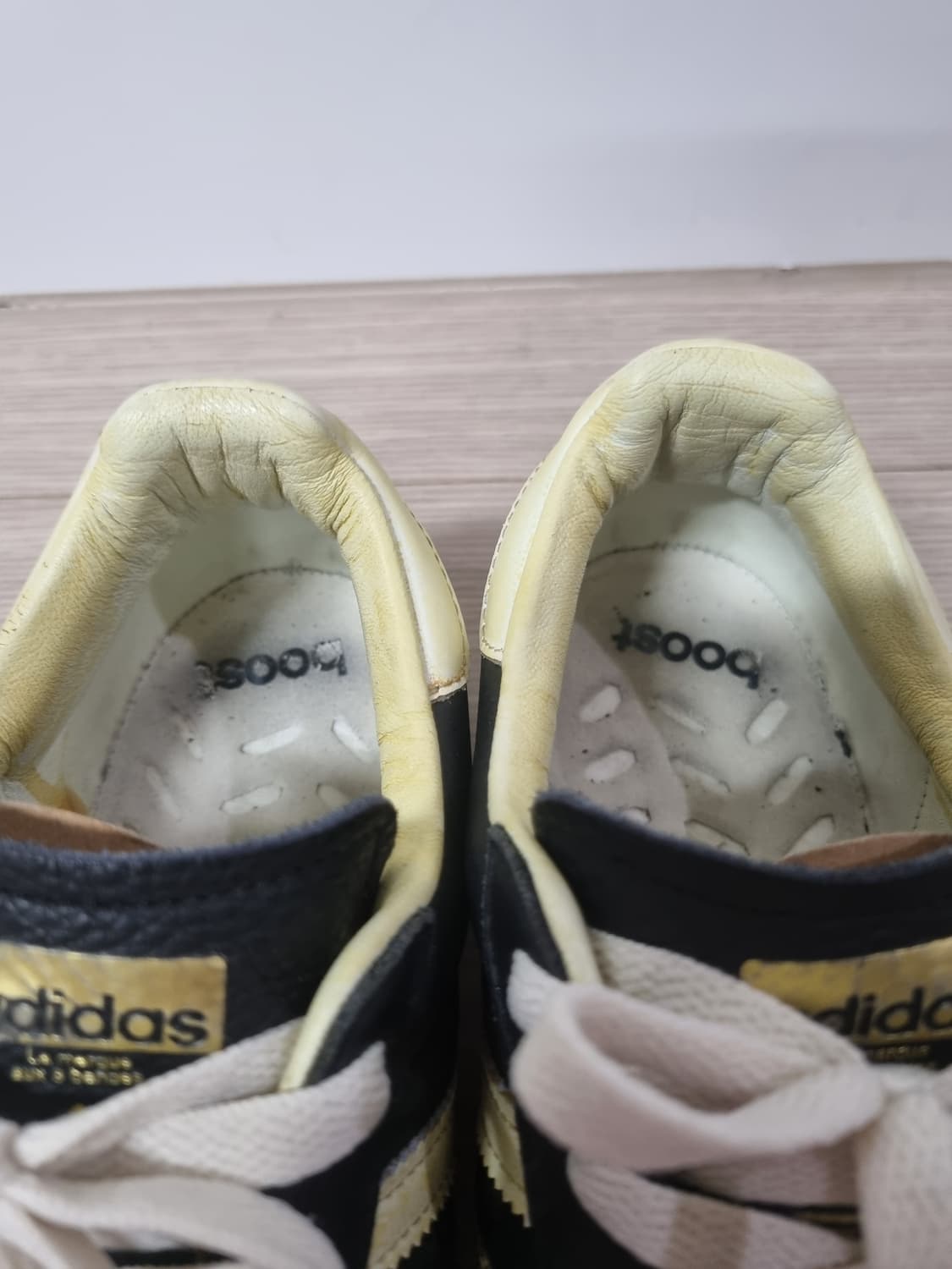 [270] 아디다스 슈퍼스타 부스트 블랙 화이트 에이징 커스텀 상품이미지7