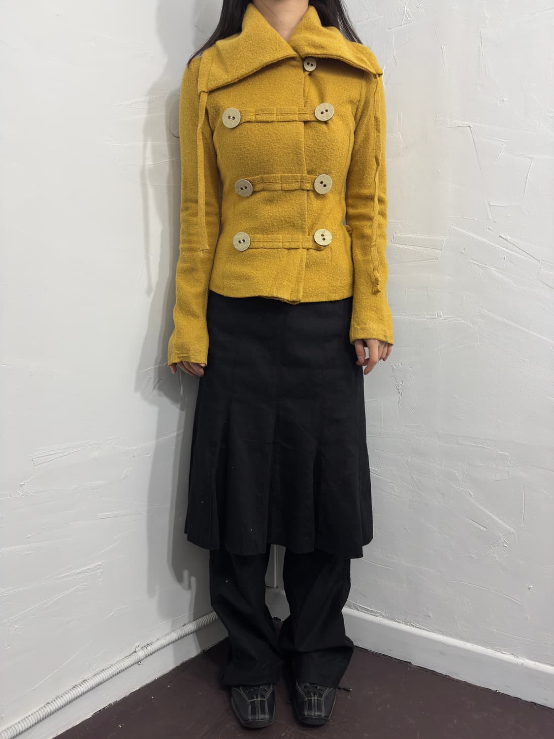 button wool jacket 상품이미지2