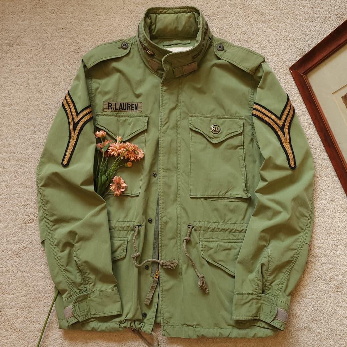 폴로 데님앤서플라이 필드자켓 밀리터리 야상 m65필드 미군자켓 L 상품이미지1