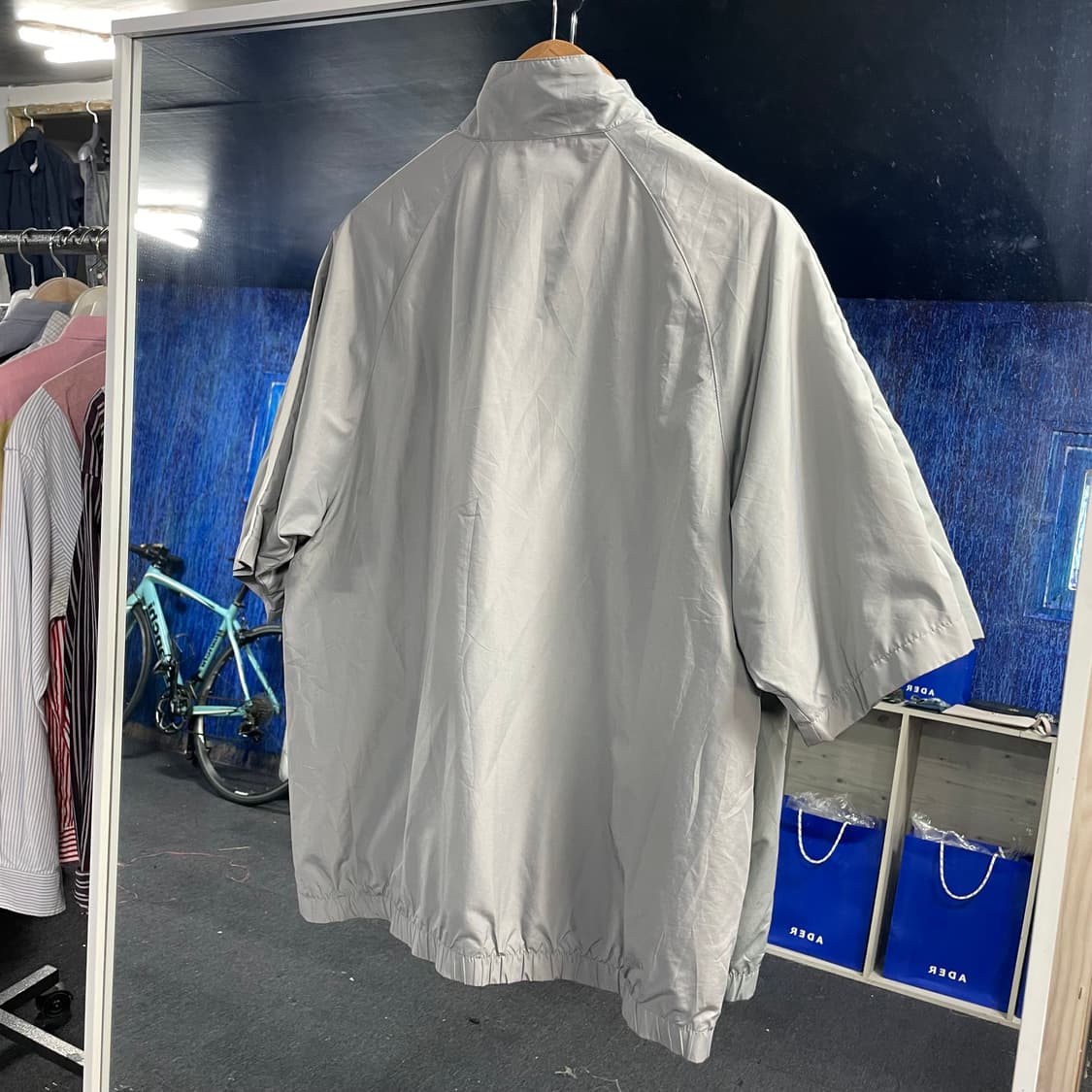 나이키 회색 반팔 아노락 L 상품이미지4