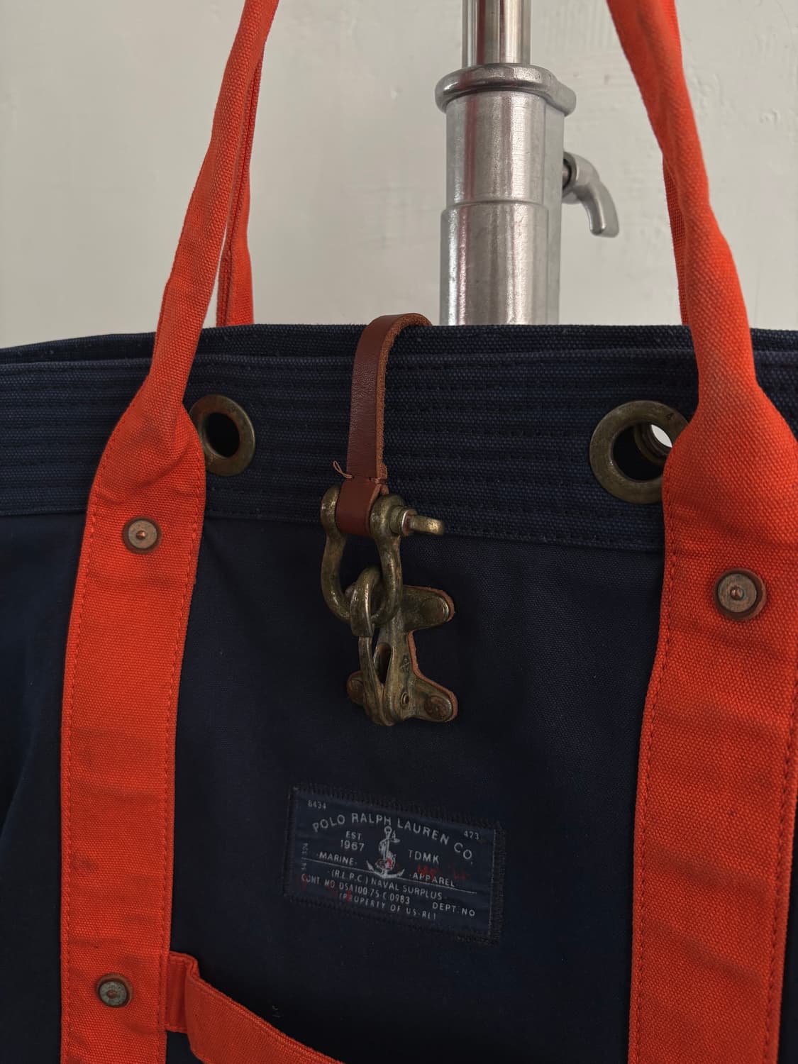 Polo Ralph Lauren 폴로 랄프로렌 버클 레더 캔버스 백 상품이미지7