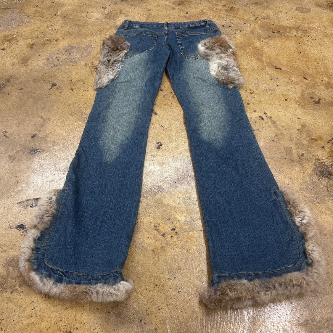 [정품] 퍼라인 워싱 데님팬츠 상품이미지3