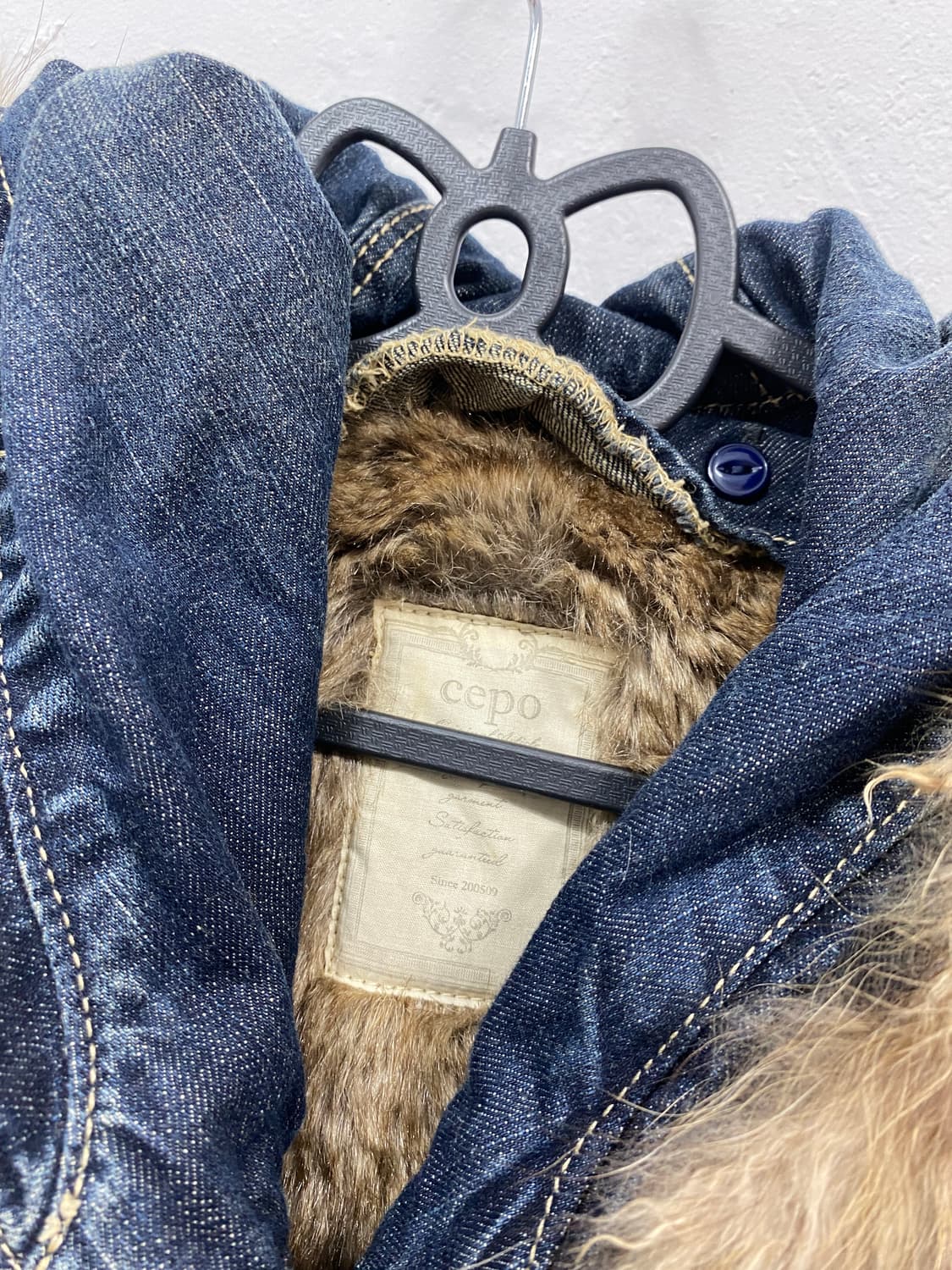 [CEPO] y2k 떡볶이 야상 청자켓 상품이미지5