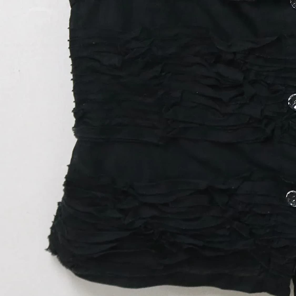 MACHIKO JINTO 코튼 프릴 나시 셔츠 65361 상품이미지4