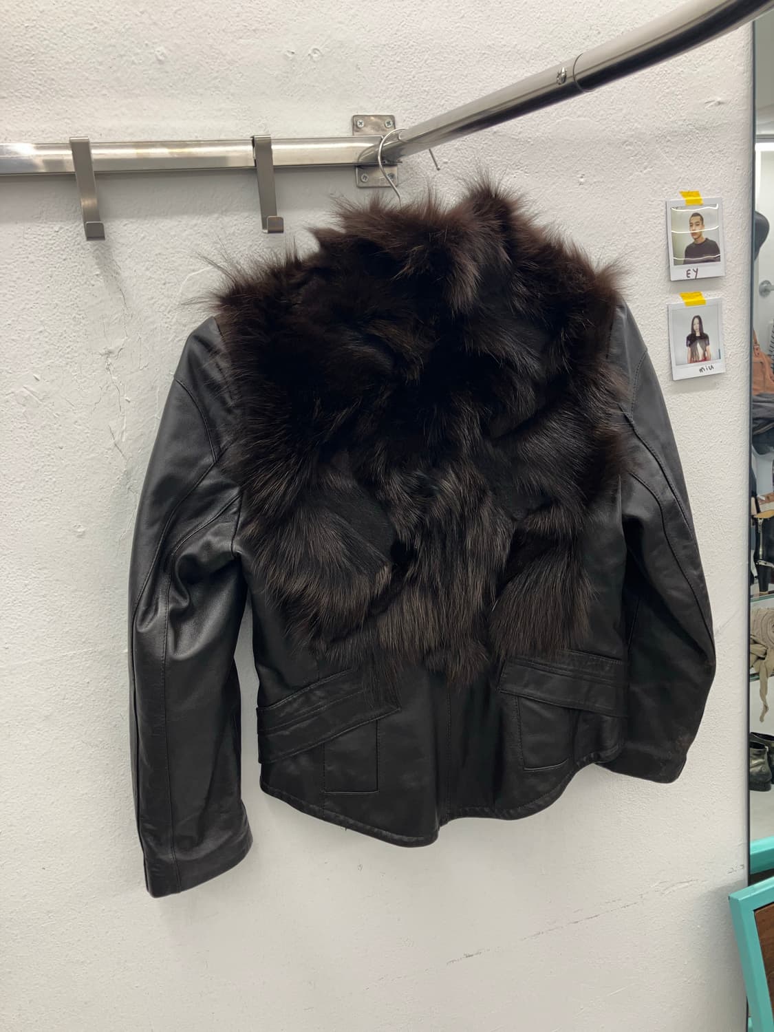 폭스퍼 램스킨 자켓 상품이미지3