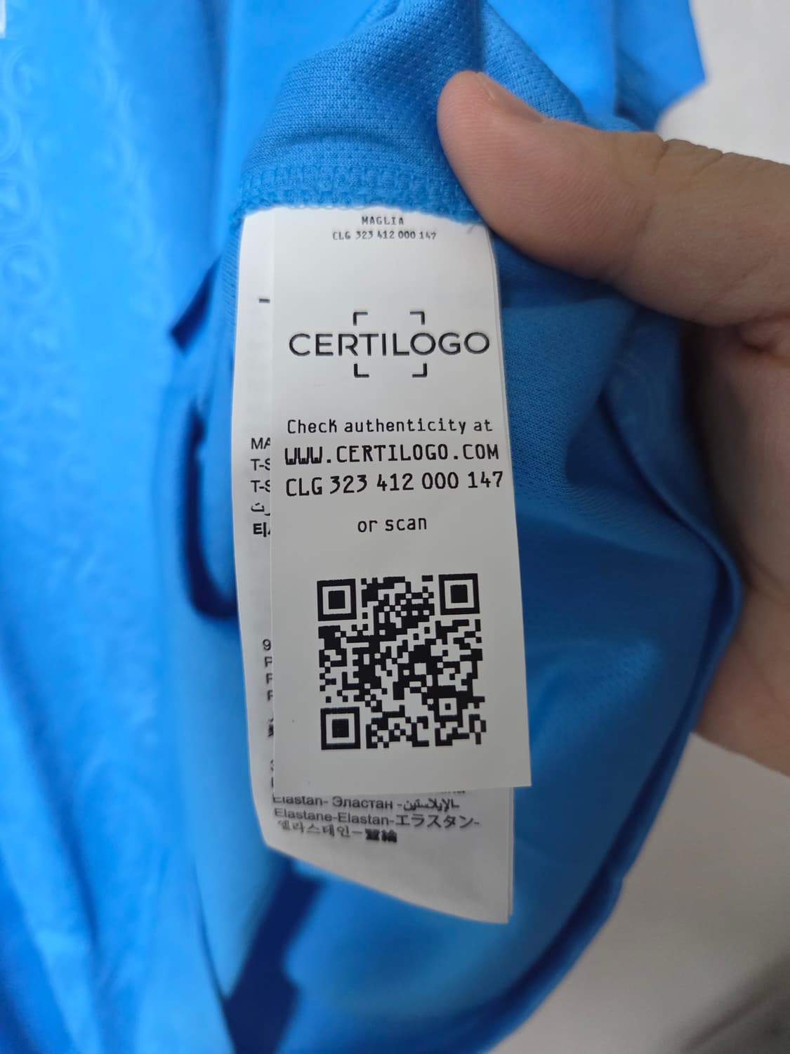 22-23 나폴리 우승시즌 어센틱 유니폼 상품이미지3