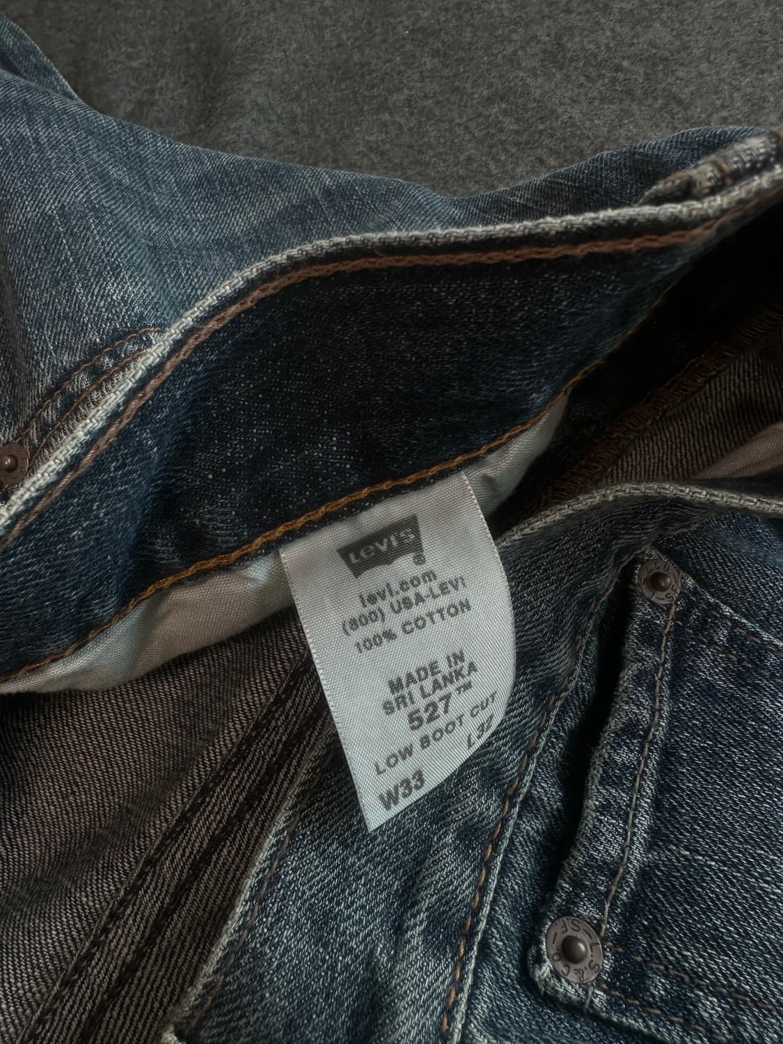 리바이스 527 로우 부츠컷 데님팬츠 상품이미지6