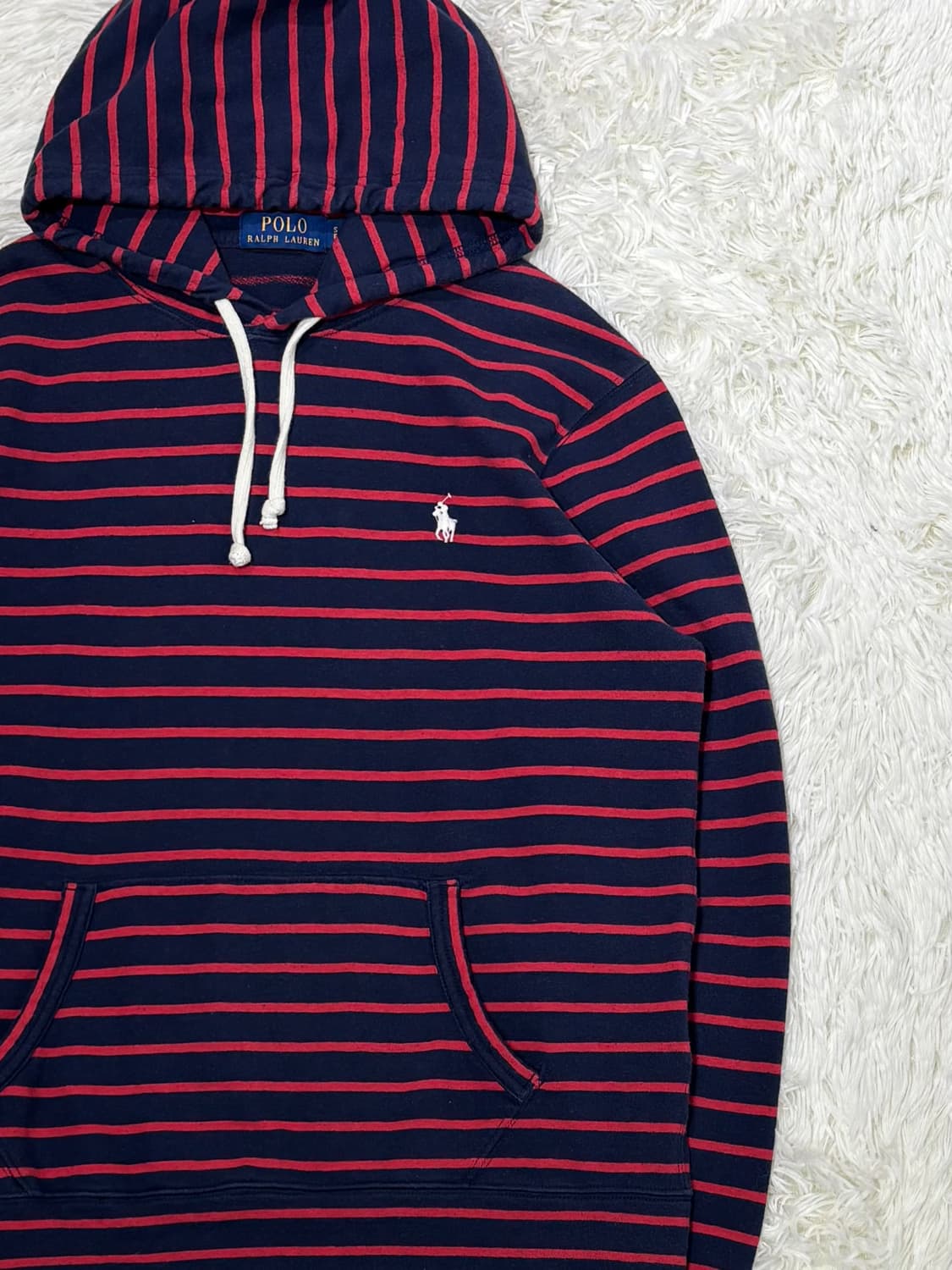 폴로랄프로렌 qr 스트라이프 후드 상품이미지5
