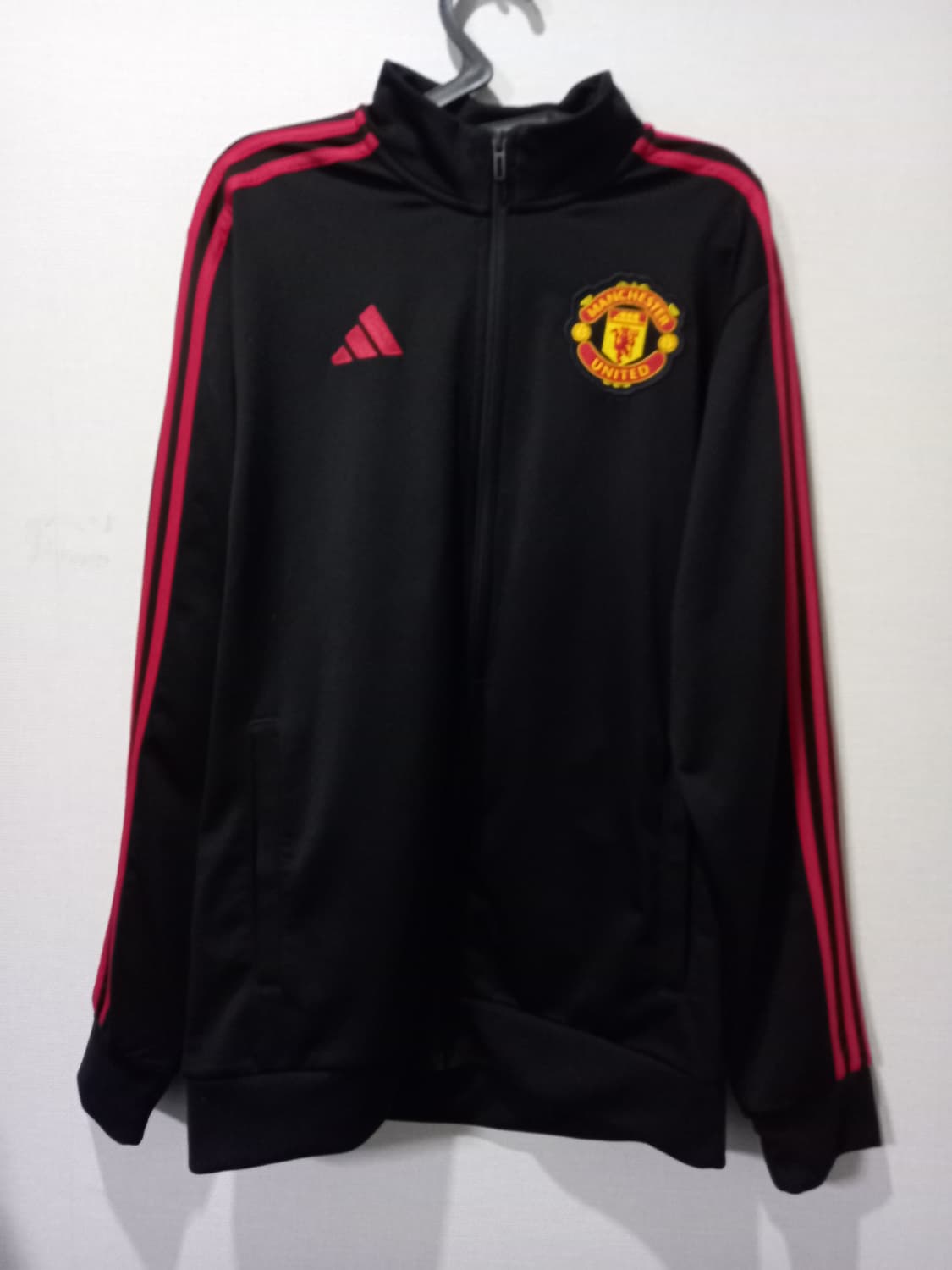 아디다스 맨유 검빨 트랙탑 저지 져지집업 100/L 상품이미지1