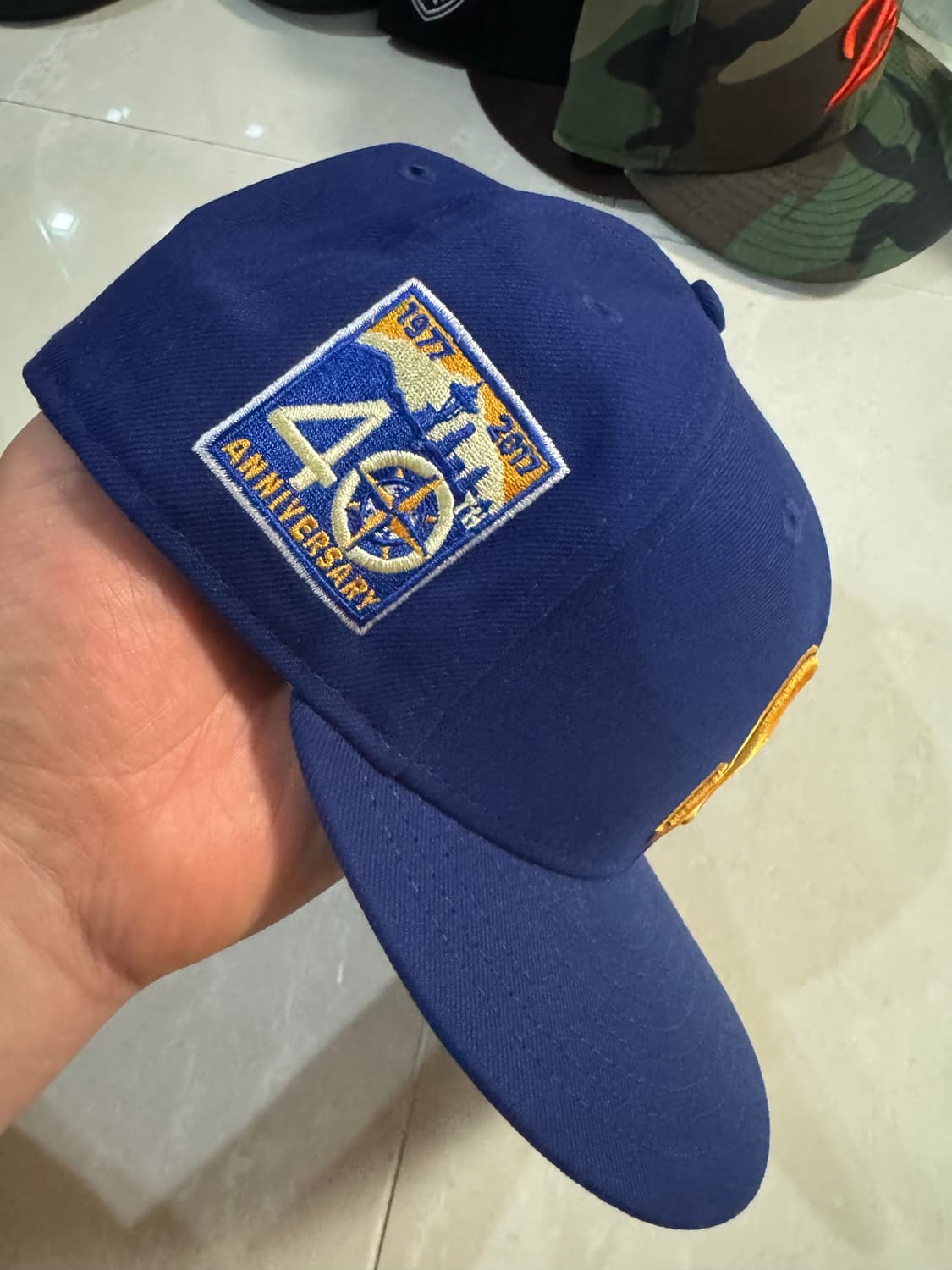 뉴에라 시애틀 매리너스 쿠퍼스타운 40th 캡 5/8 미시착  상품이미지2