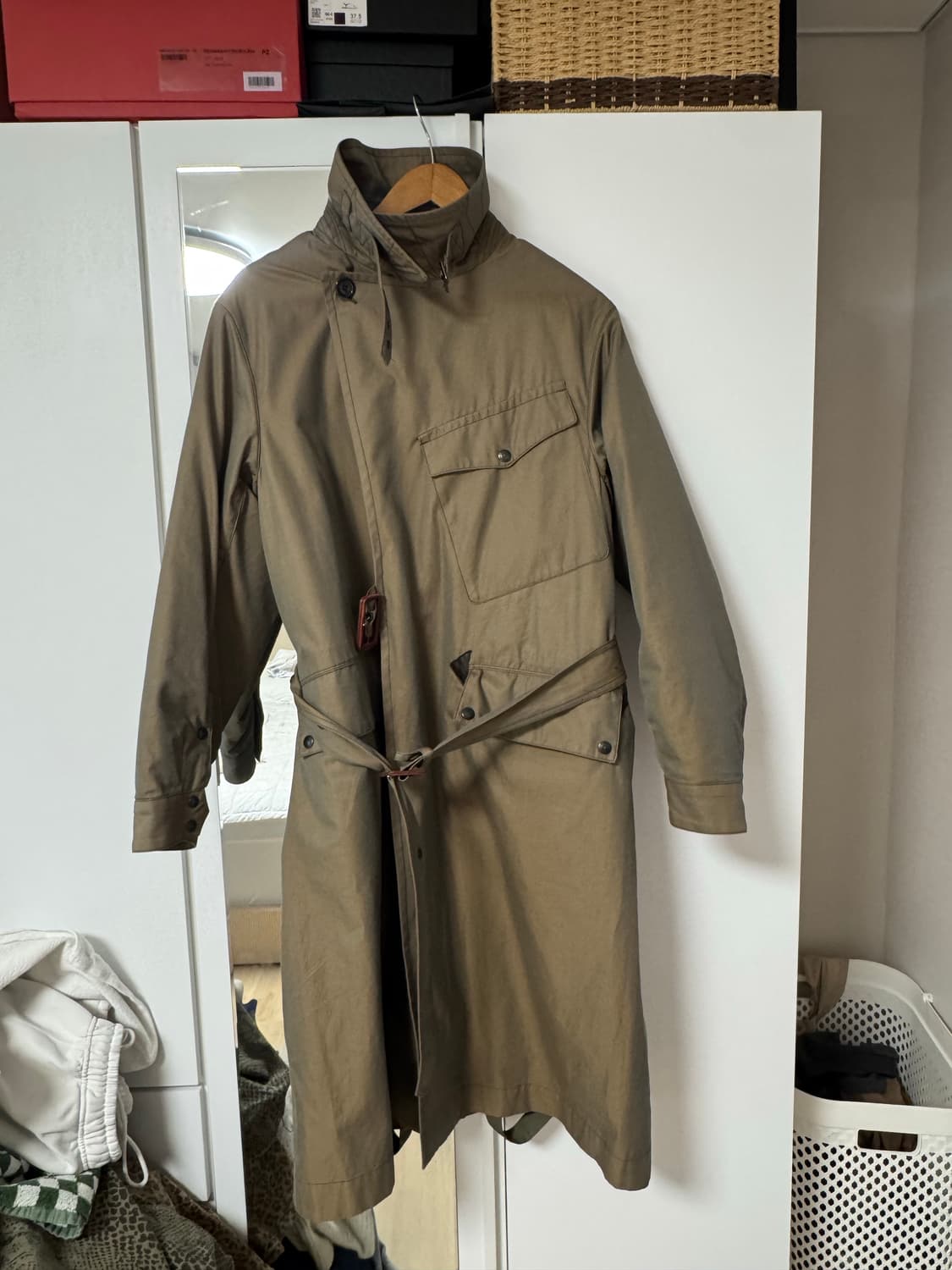 이스트로그 밀리터리 트렌치 코트 상품이미지3