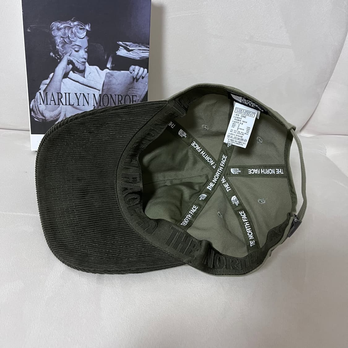 [정품] 노스페이스 올리브 골덴 모자 상품이미지3