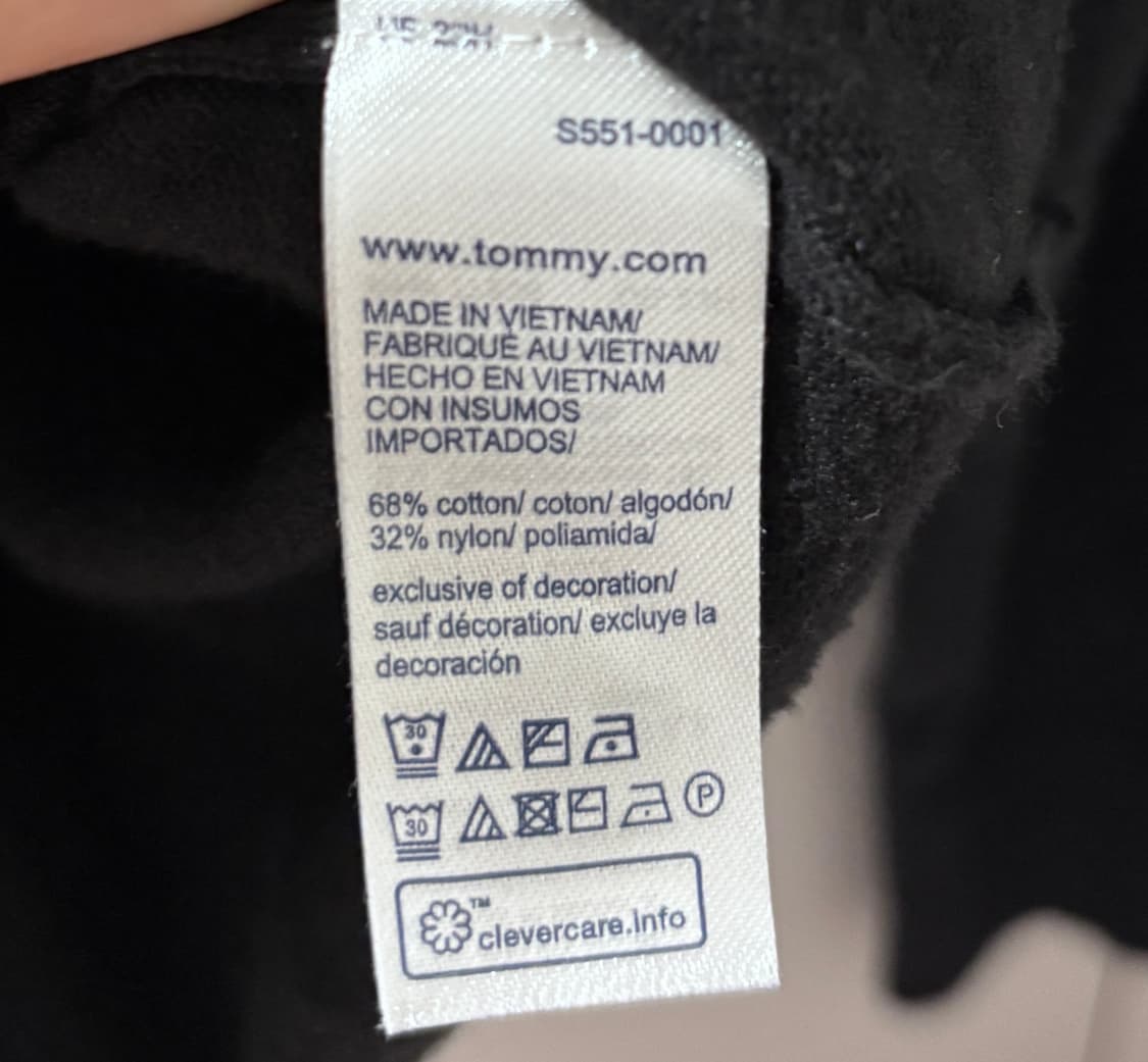 타미힐피거 여성 가디건 S 검정색 상품이미지4