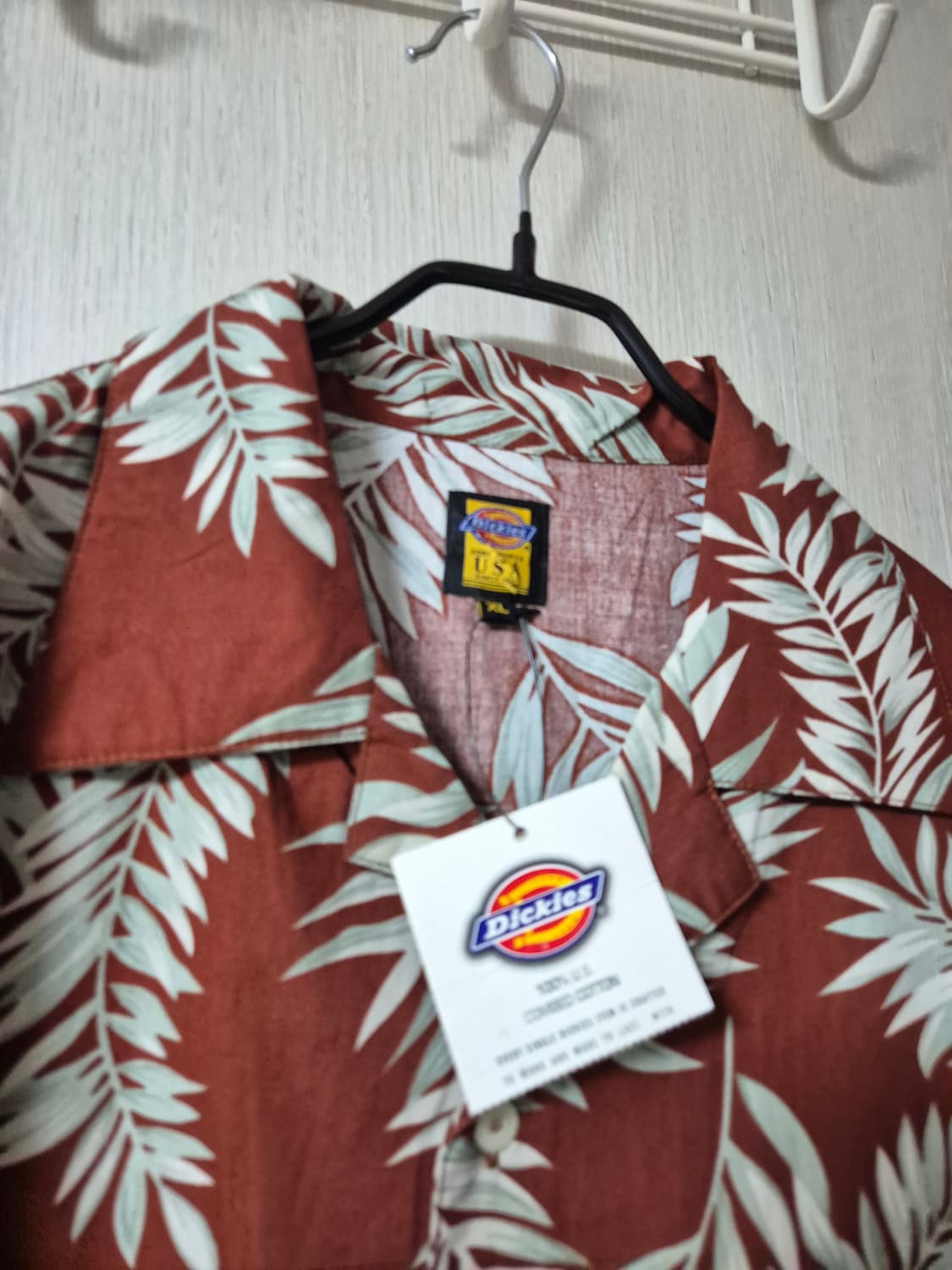 (새제품) 디키즈 USA  야자수 하와이안 셔츠 님방 상품이미지3