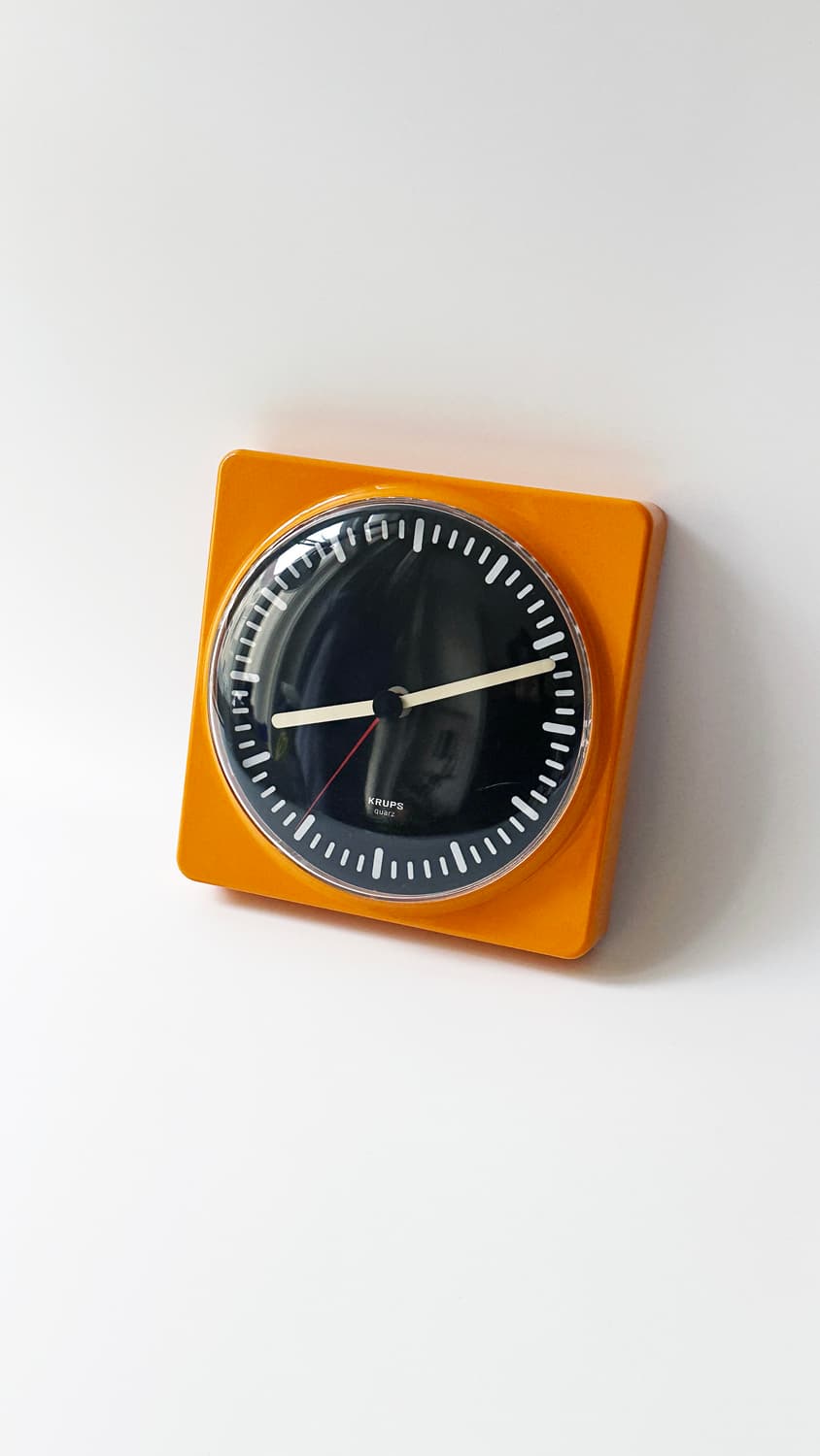 vintage Krups pop art wall clock 상품이미지5