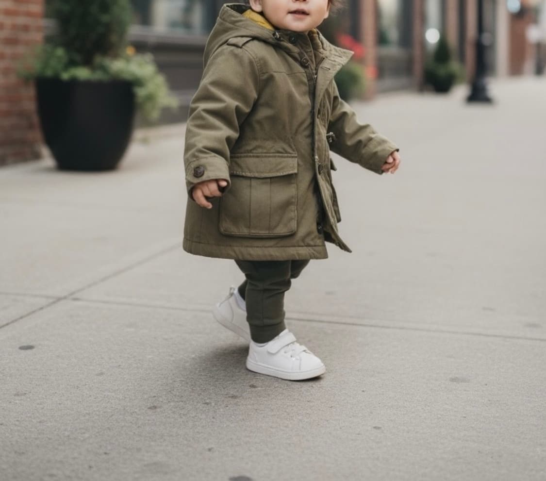 버버리 키즈 누빔 이중 야상 자켓(3세) 상품이미지1