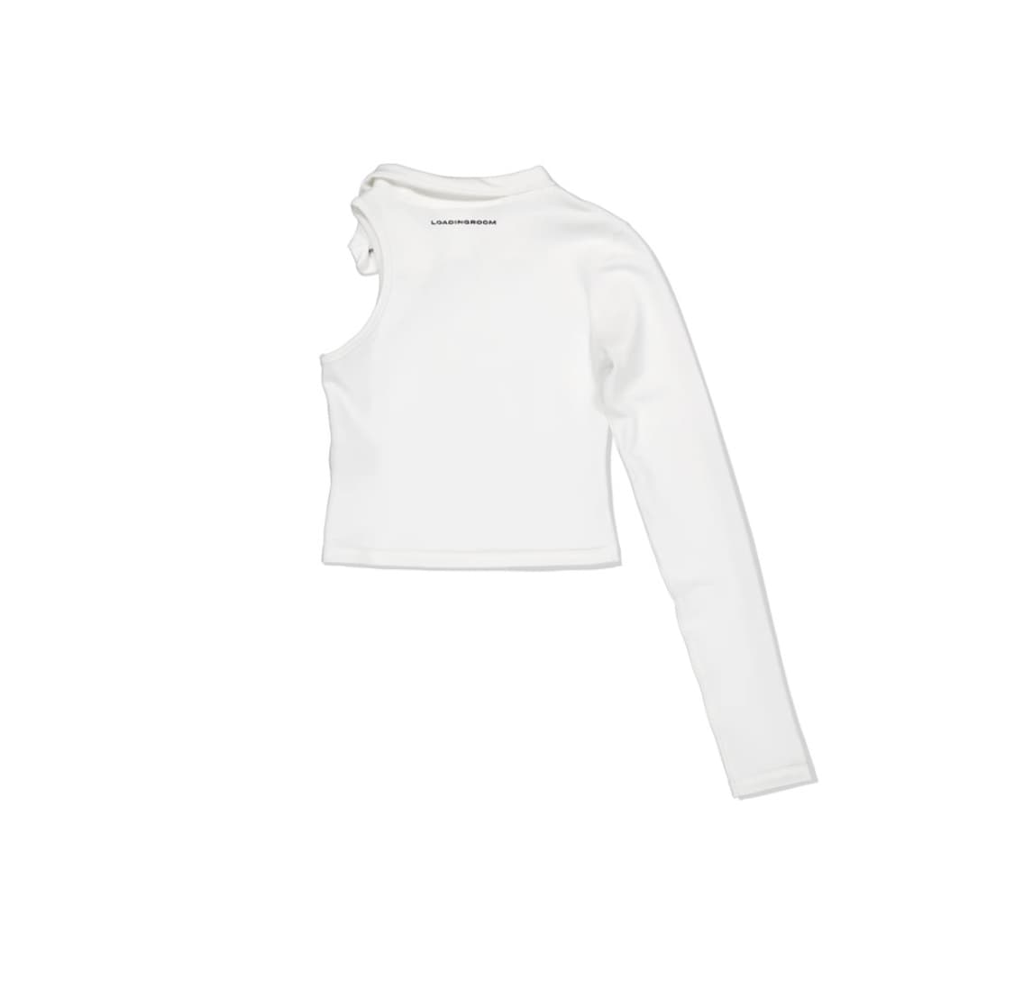 로딩룸 loading room broken neck tee 화이트 상품이미지3