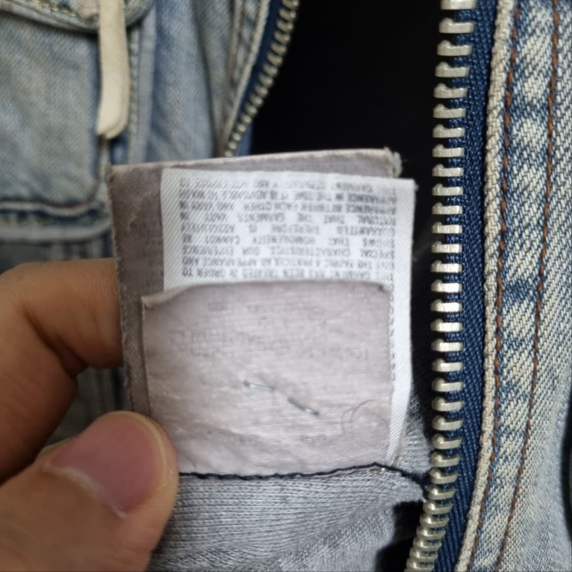 ( M ) 디젤 빈티지 워싱 데님 자켓 상품이미지7