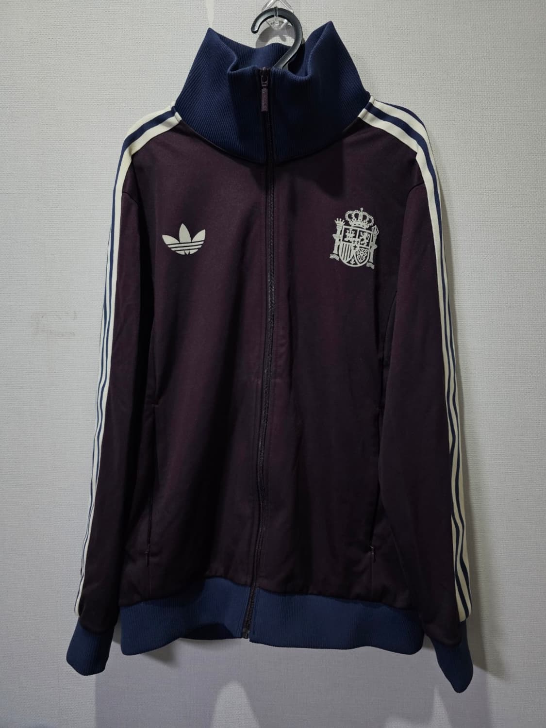 아디다스 스페인 베켄바우어 버건디  마룬 트랙탑 져지 110 /2XL 상품이미지1