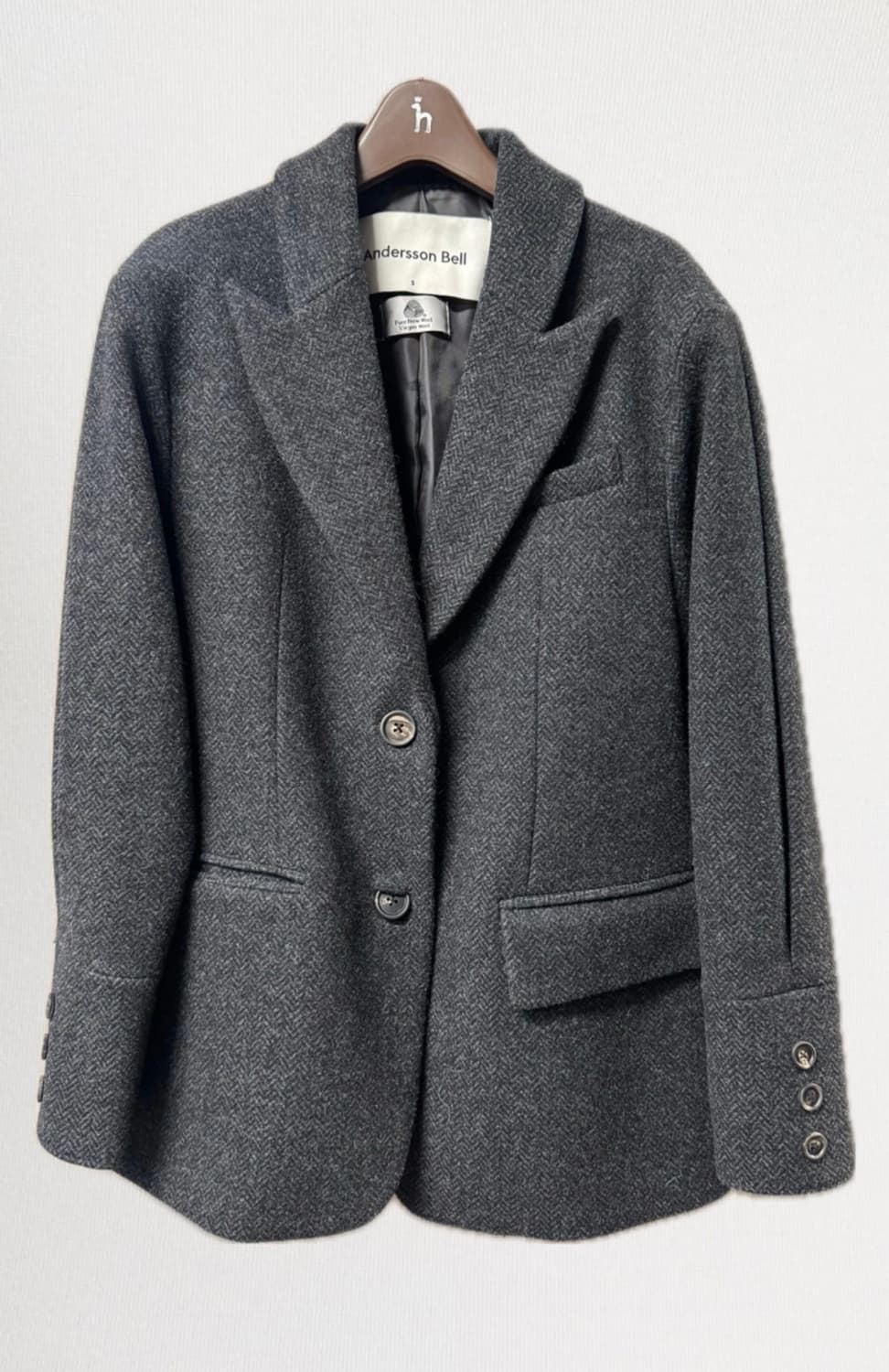 앤더슨벨 클래식 퍼프 울 자켓 상품이미지2