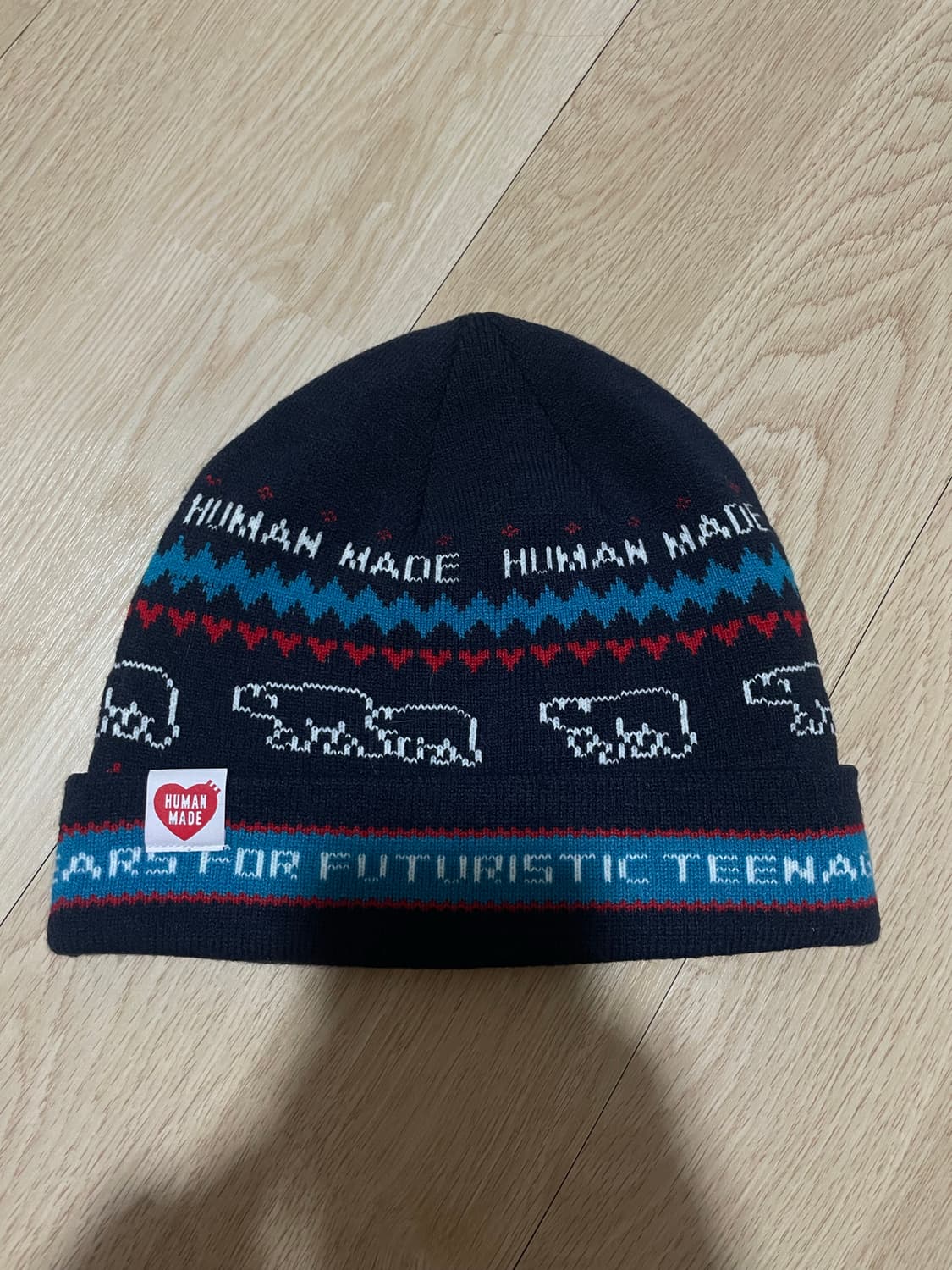 휴먼메이드 비니 네이비 새상품 상품이미지1