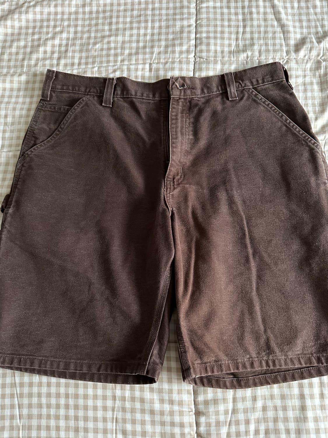 빈티지 칼하트 쇼츠 브라운 상품이미지1