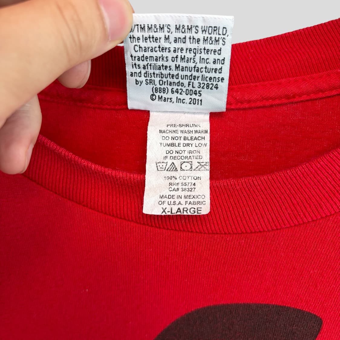 (XL)빈티지 M&M 엠앤엔즈 긴팔 티셔츠 상품이미지4