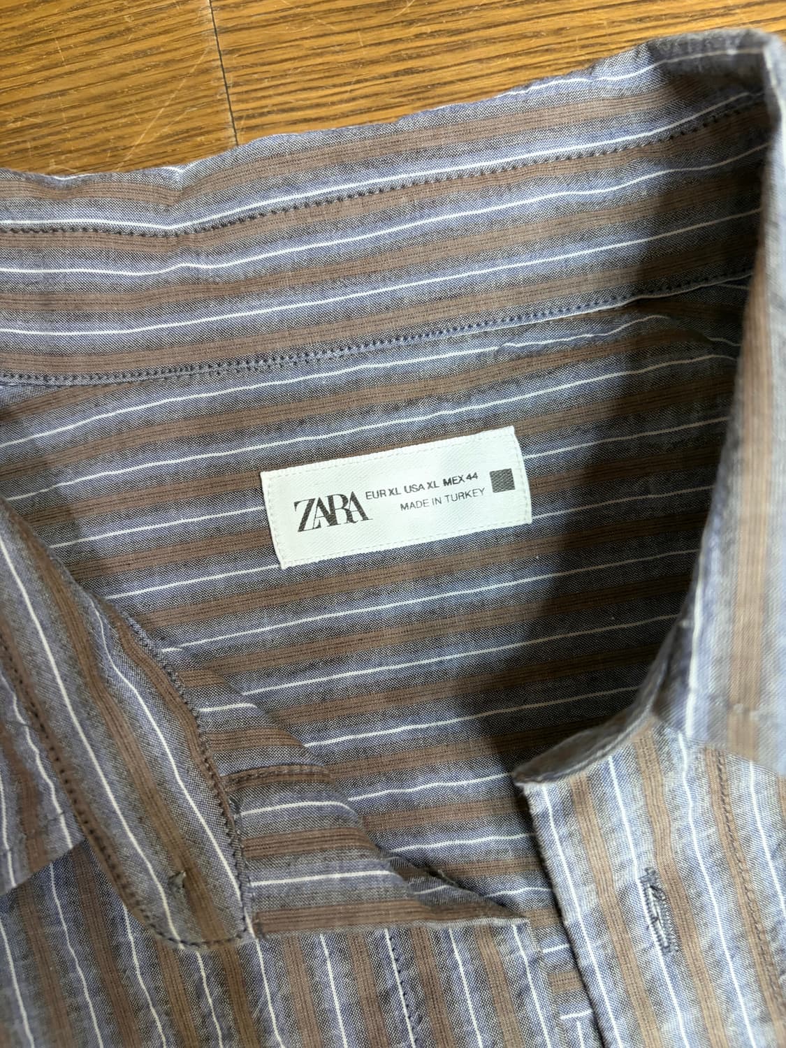 자라 스트라이프 크롭 셔츠 상품이미지2