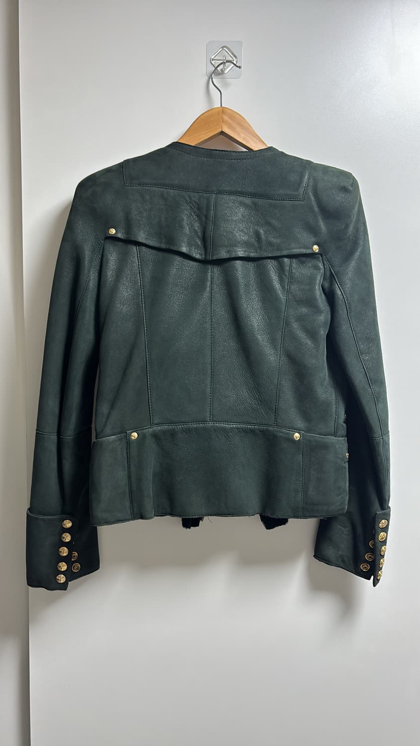 발망 램스킨 시어링 무스탕 바이커 레더자켓 36사이즈 상품이미지6