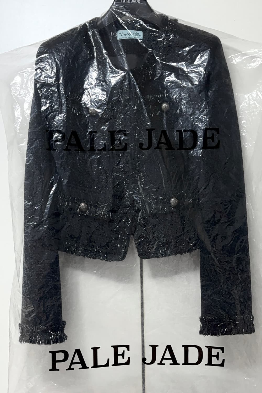 페일제이드 - 글로우 트위드 자켓 블랙 상품이미지4