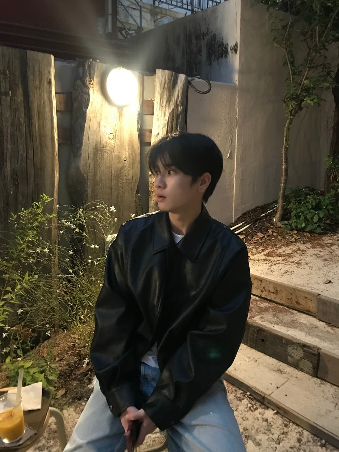 다이닛 레더 봄버 자켓  상품이미지5