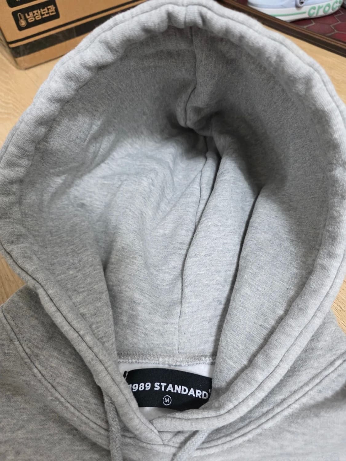 1989스탠다드 댄싱캣 기모 후드티 M 상품이미지4