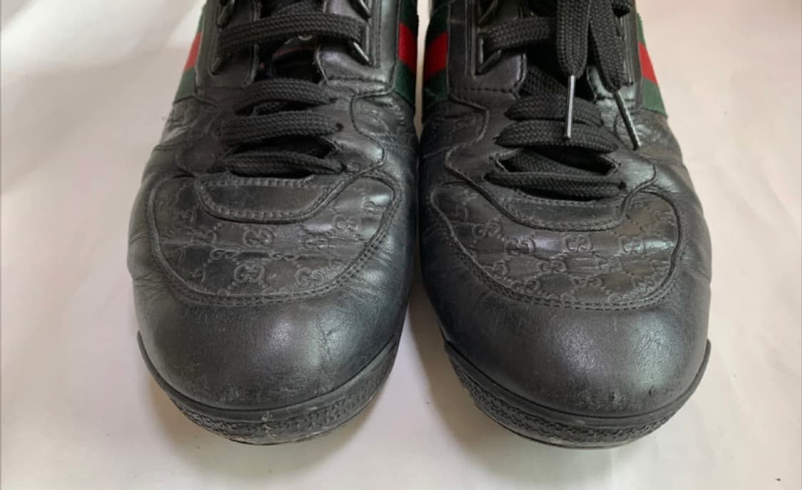 [정품] 구찌 삼선 스트라이프 블랙 스니커즈 270 상품이미지3