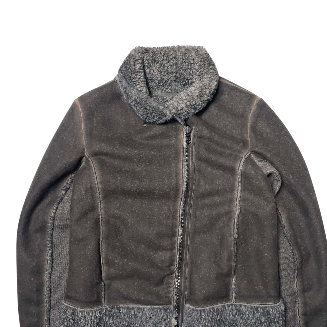 Tandem 페이크 레더 니트 퍼 자켓 (italy made) 상품이미지2