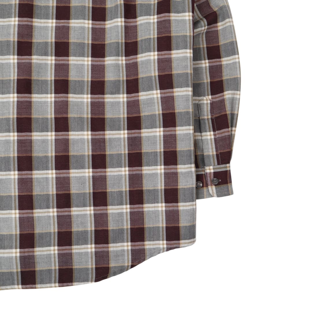 입생로랑 뿌르 옴므 브라운 플레이드 체크 셔츠 상품이미지7