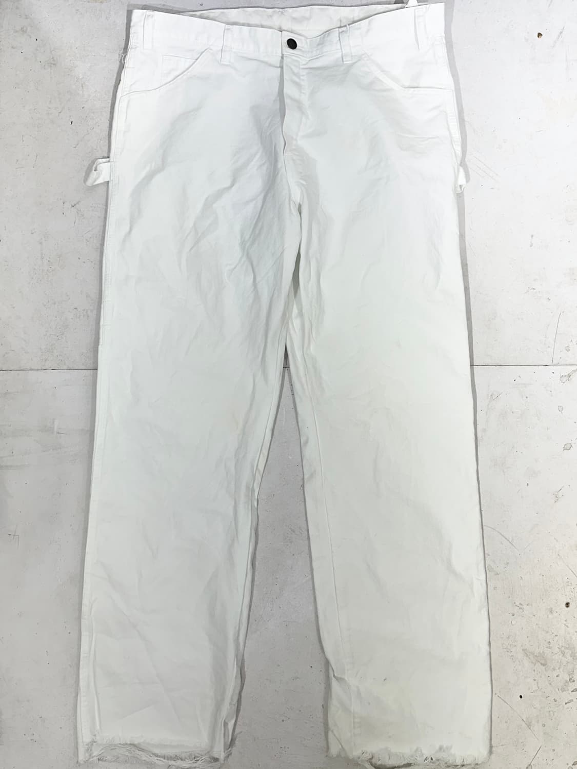 디키즈 화이트 카펜터 와이드 대대장 워크 팬츠  상품이미지4