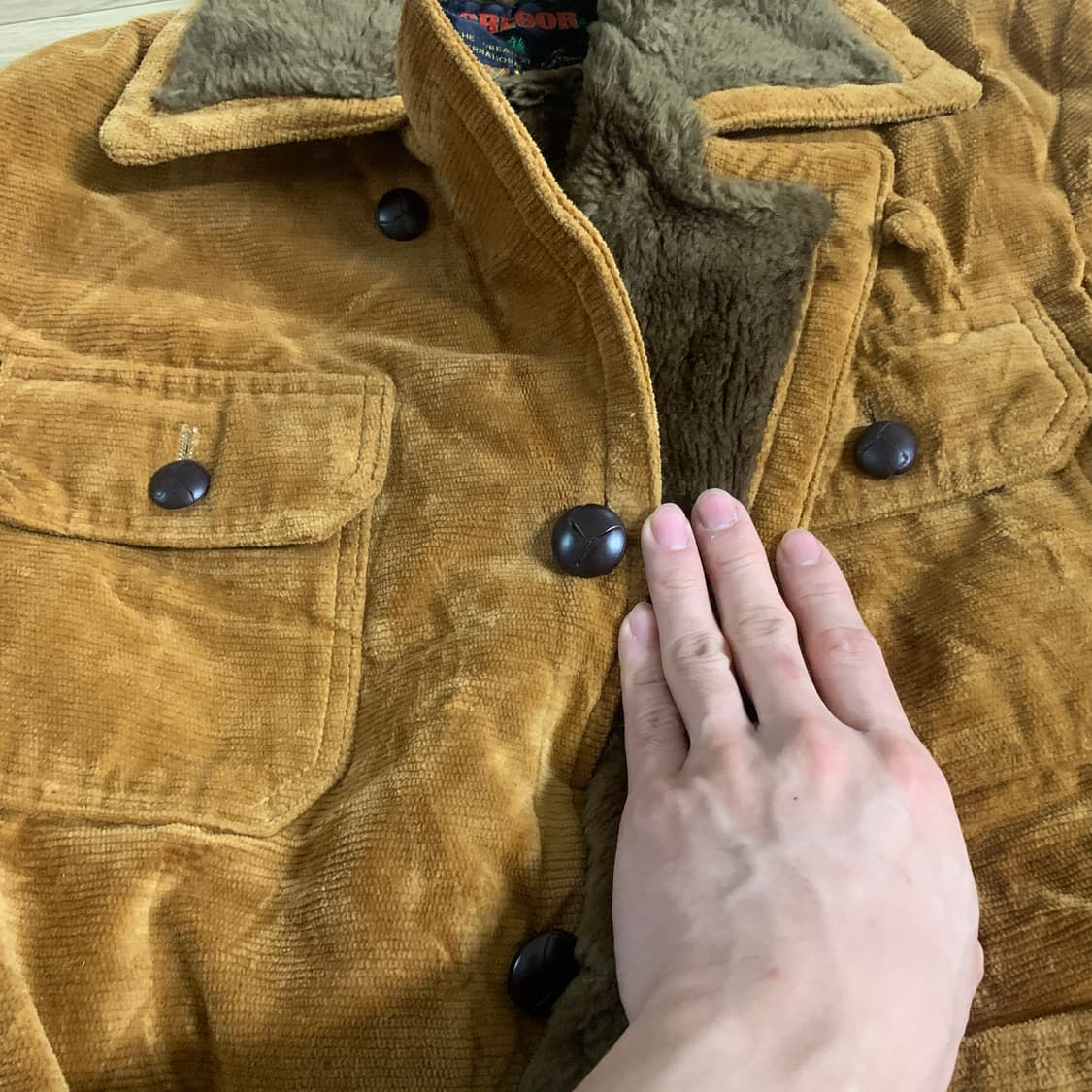 M)Mcgregor 맥그리거 코듀로이 벨트 자켓 상품이미지4