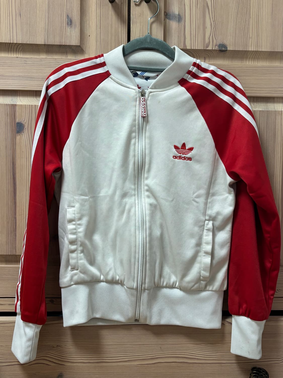 아디다스 져지 슈퍼스타 화이트레드 판매 상품이미지1