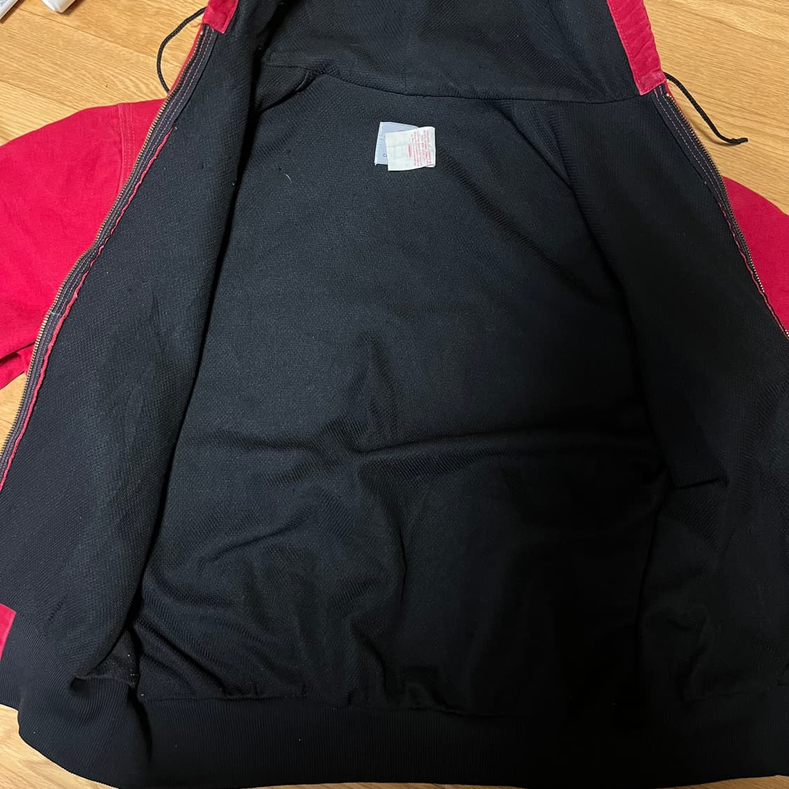 [L] 90s 빈티지 칼하트 JR100 액티브 자켓 Red 상품이미지3