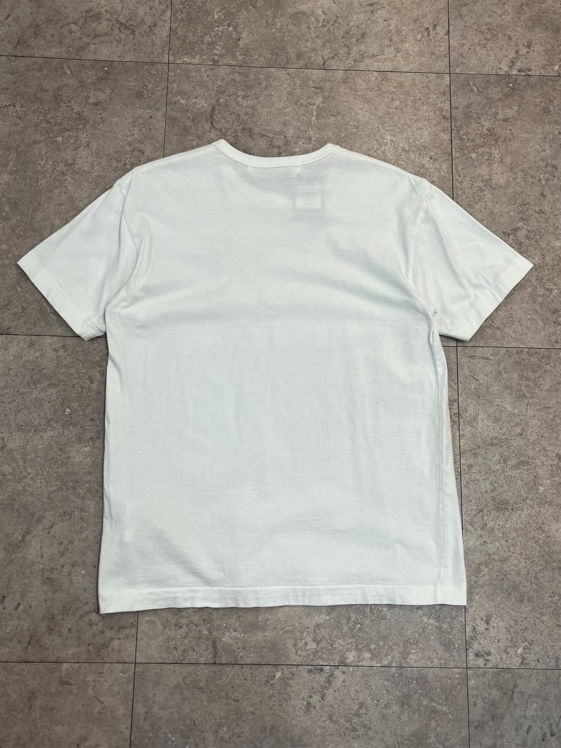 꼼데가르송 레드 하트 반팔티 화이트 XL #csz3327 상품이미지7