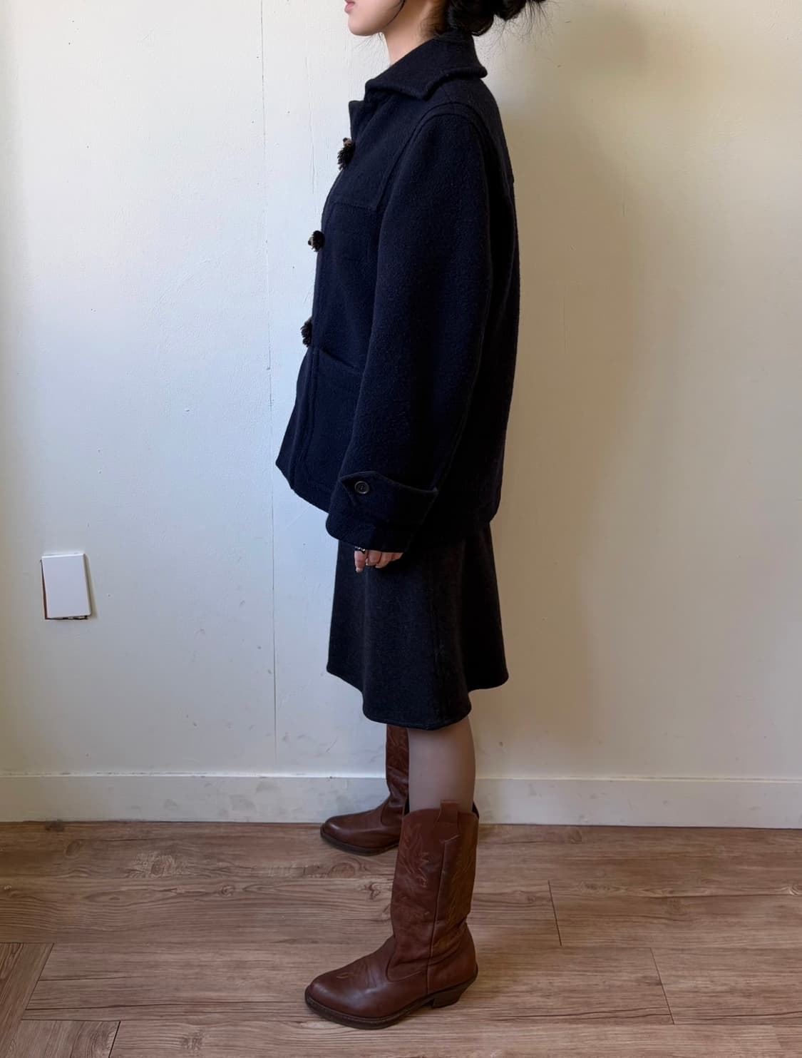 DRIES VAN NOTEN 네이비 더블 코트 상품이미지8